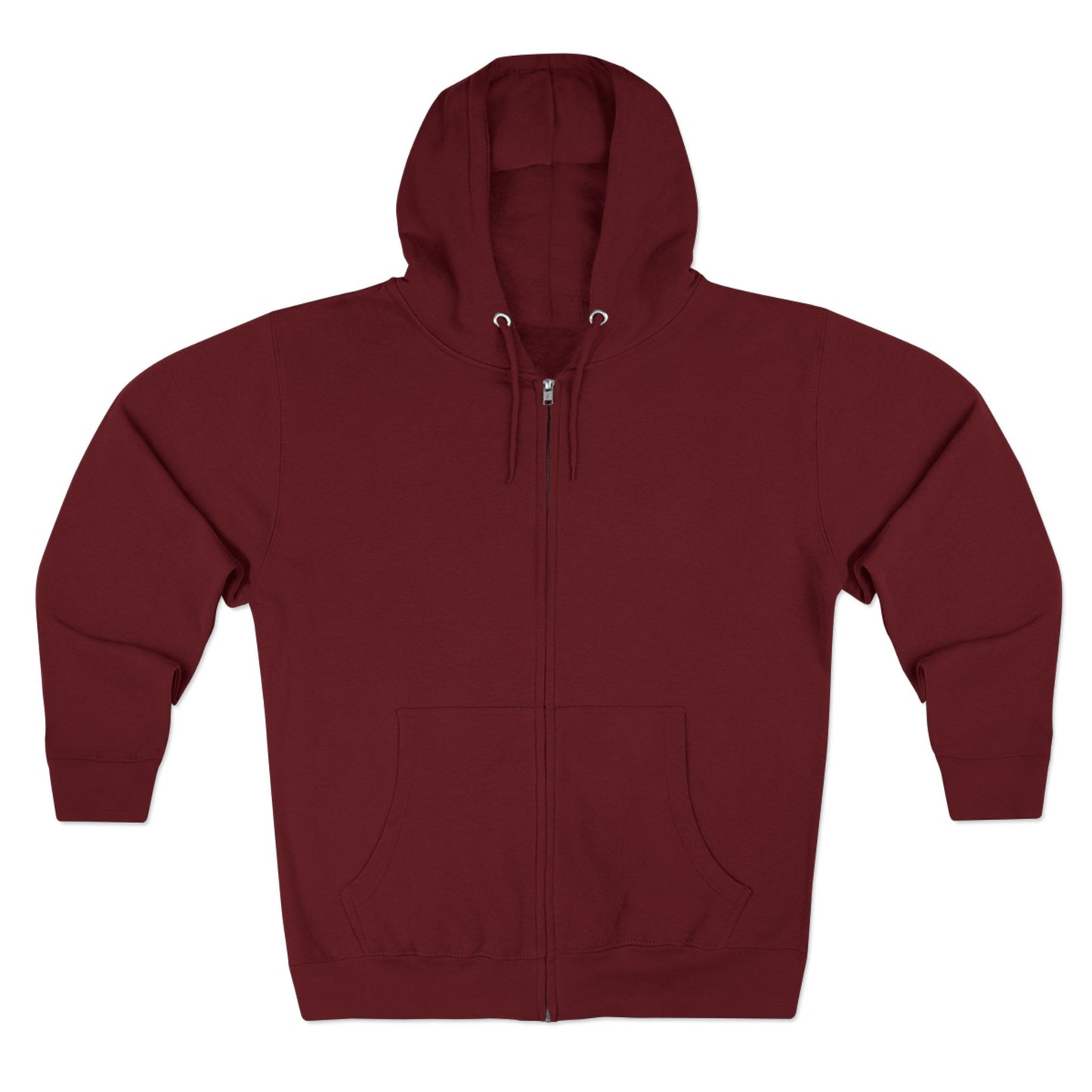 Unisex Zip Hoodie - Inspirational Message: Be Brave, Be Kind, Be Different