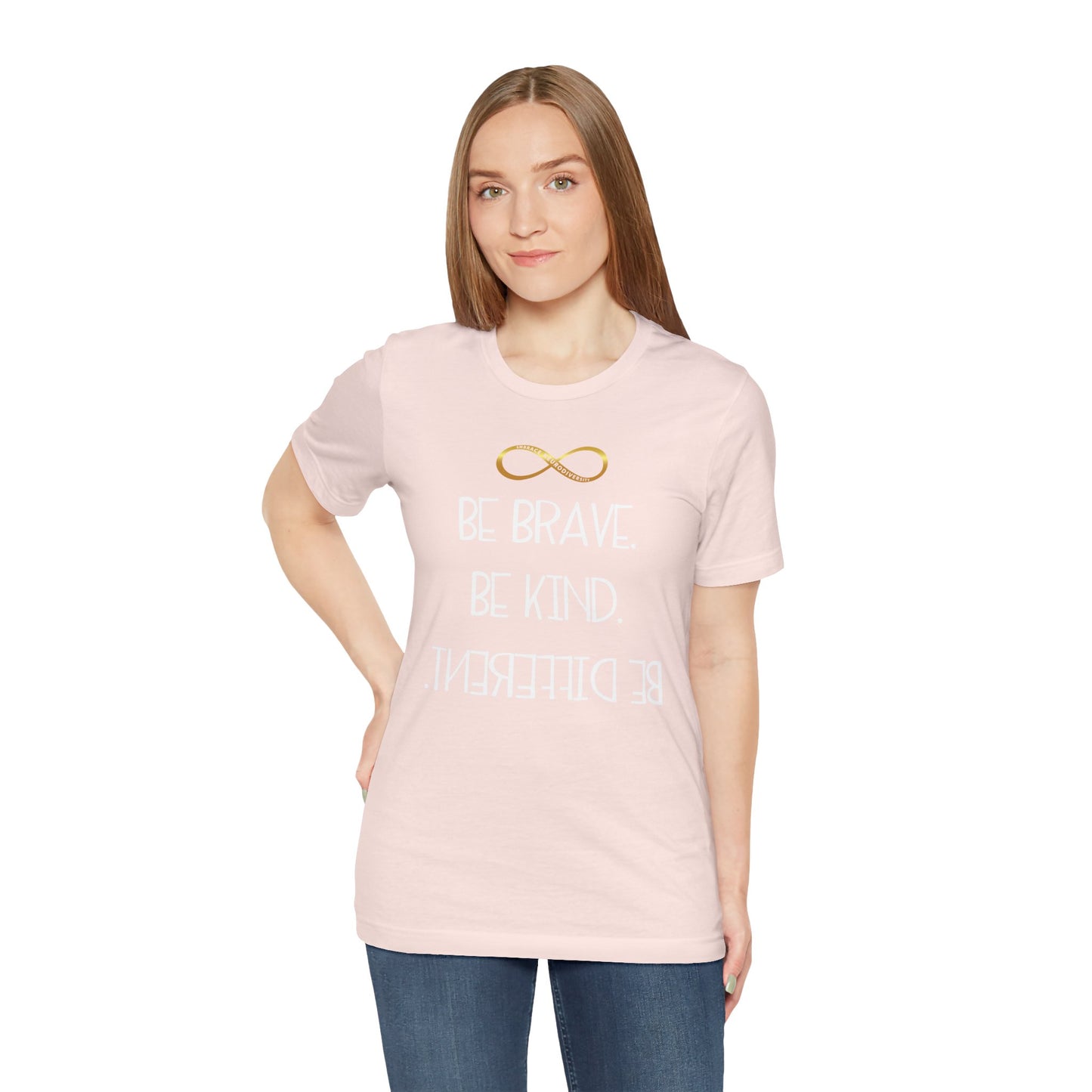 Positivity and inclusivity Unisex Jersey Tee Spring Colors
