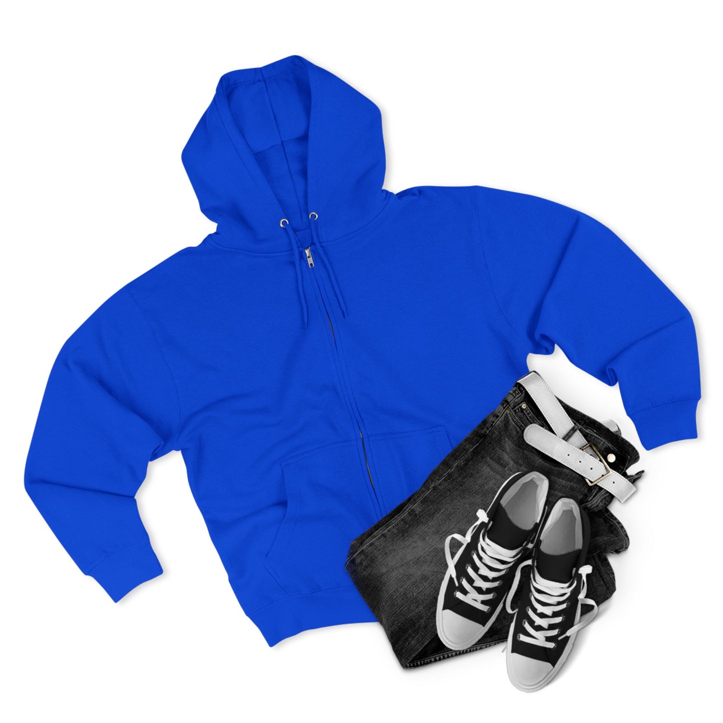Unisex Zip Hoodie - Inspirational Message: Be Brave, Be Kind, Be Different