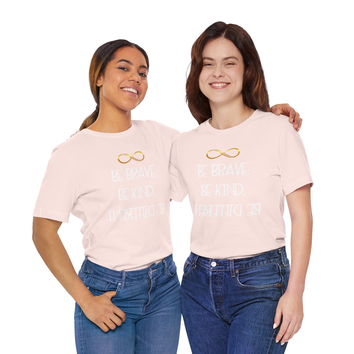 Positivity and inclusivity Unisex Jersey Tee Spring Colors