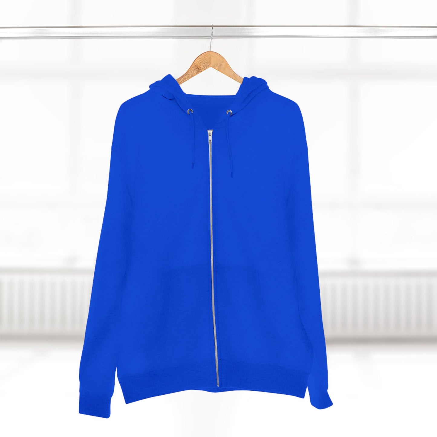Unisex Zip Hoodie - Inspirational Message: Be Brave, Be Kind, Be Different
