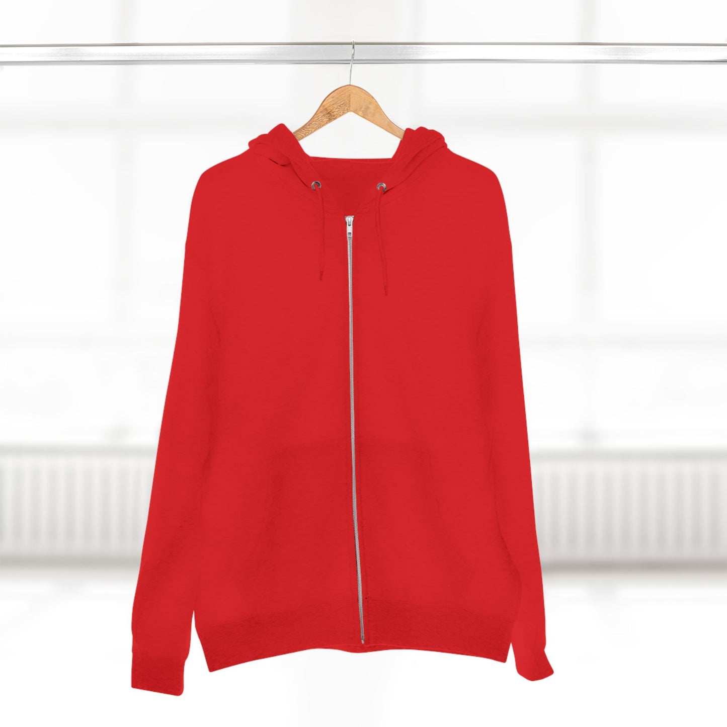 Unisex Zip Hoodie - Inspirational Message: Be Brave, Be Kind, Be Different