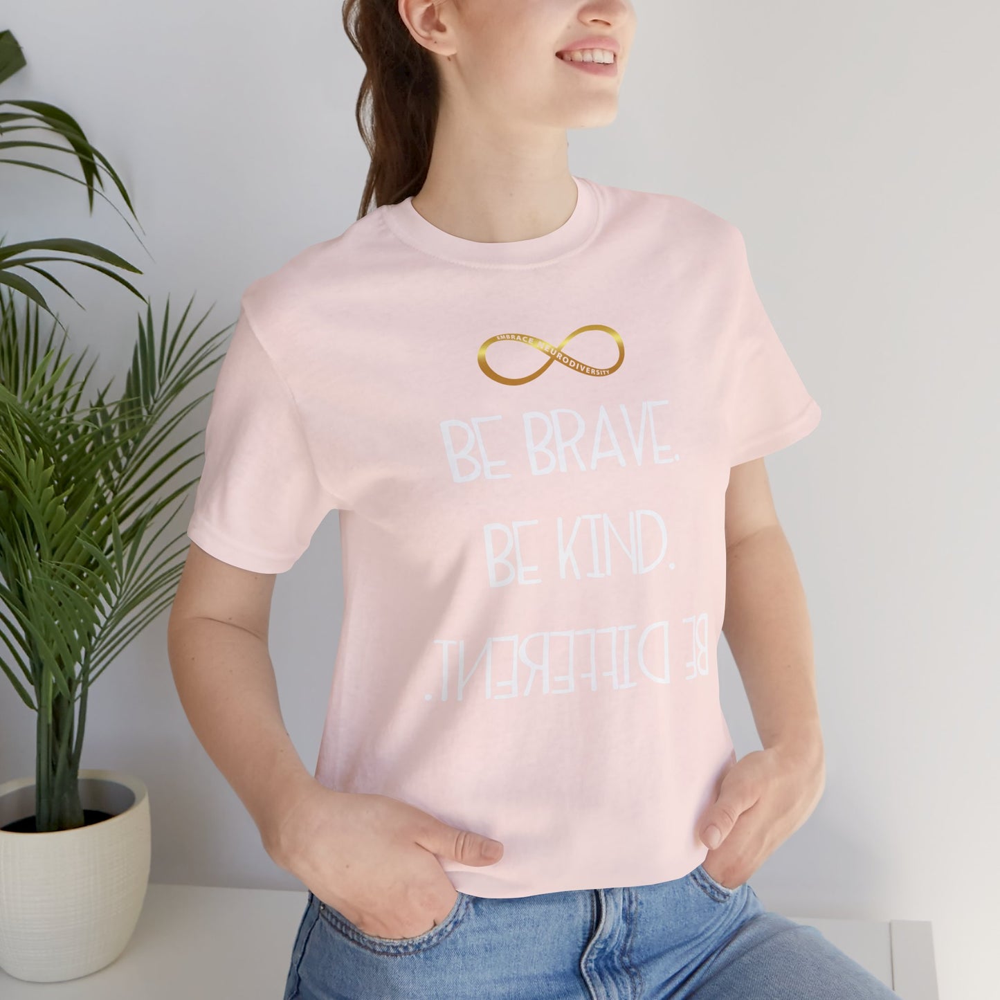Positivity and inclusivity Unisex Jersey Tee Spring Colors