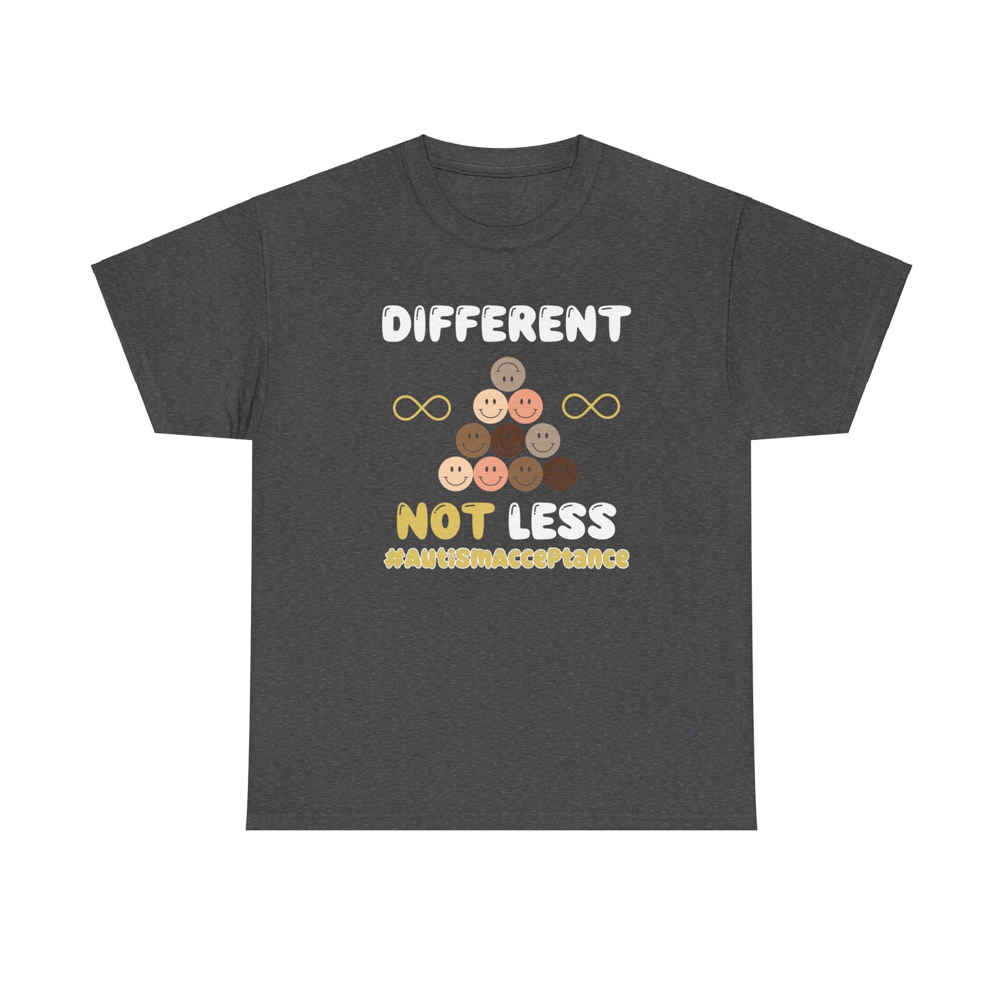 Different NOT Less (hashtag) Unisex Heavy Cotton Tee