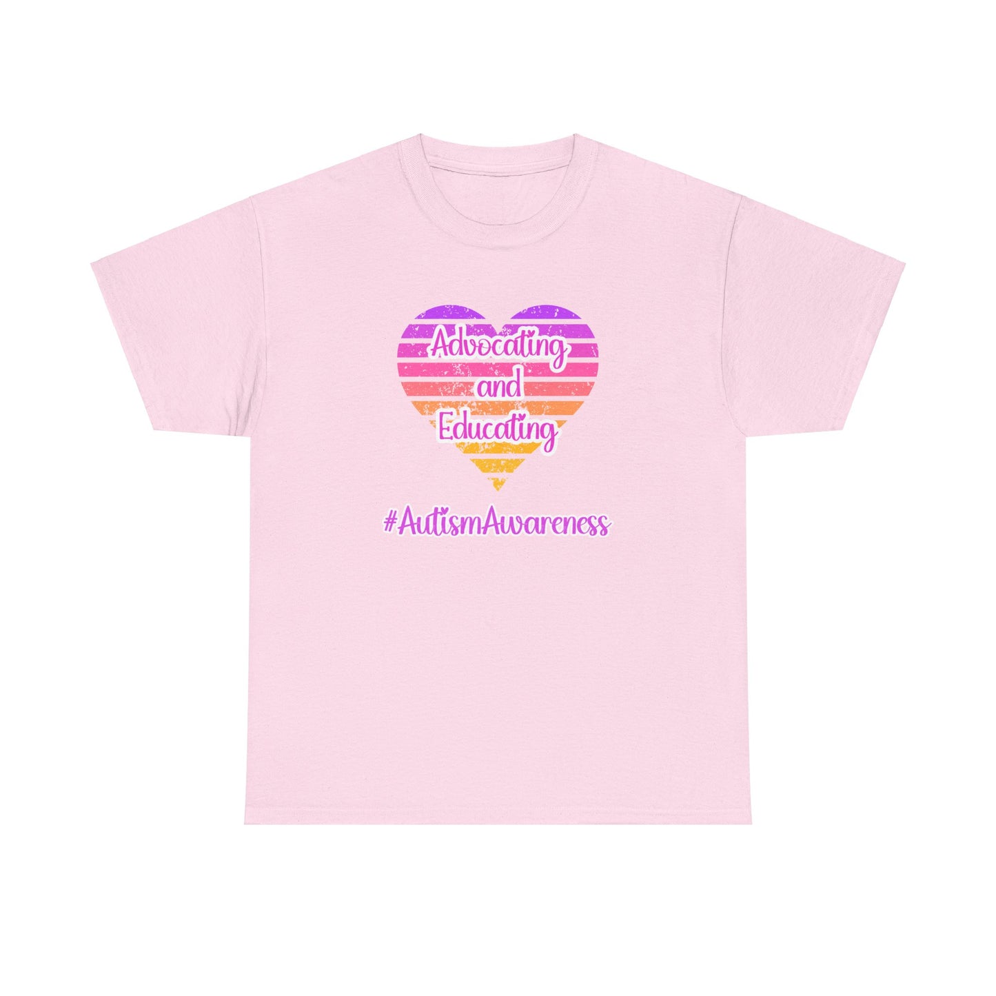 "Advocating and Educating" Unisex Heavy Cotton Tee