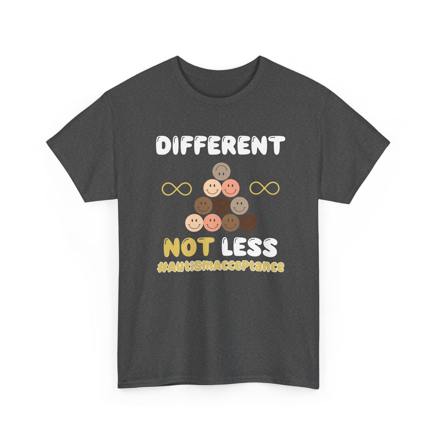 Different NOT Less (hashtag) Unisex Heavy Cotton Tee