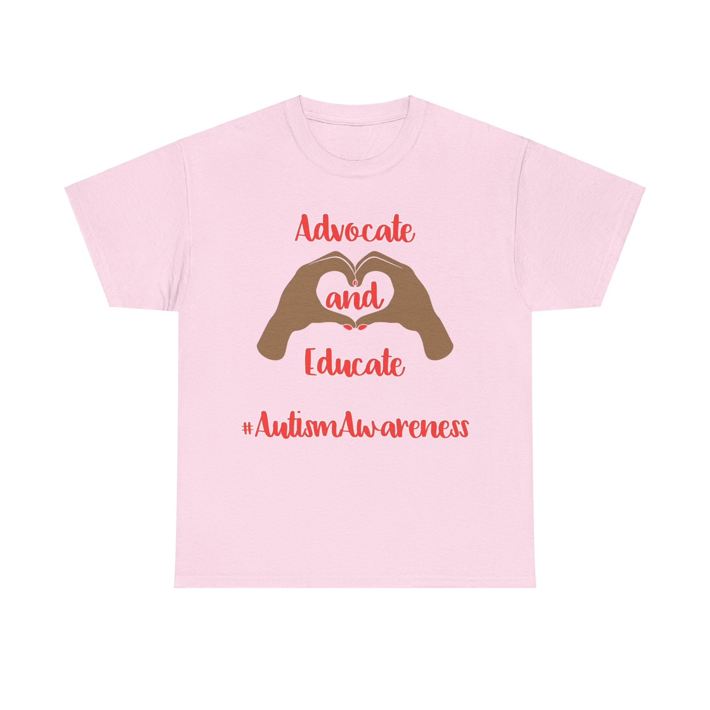 "Advocate and Educate" Unisex Heavy Cotton Tee