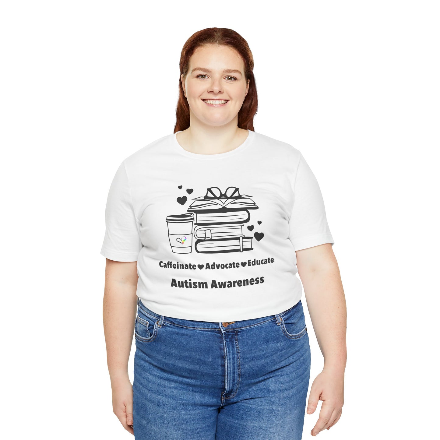 Caffeinate Advocate Educate Tee