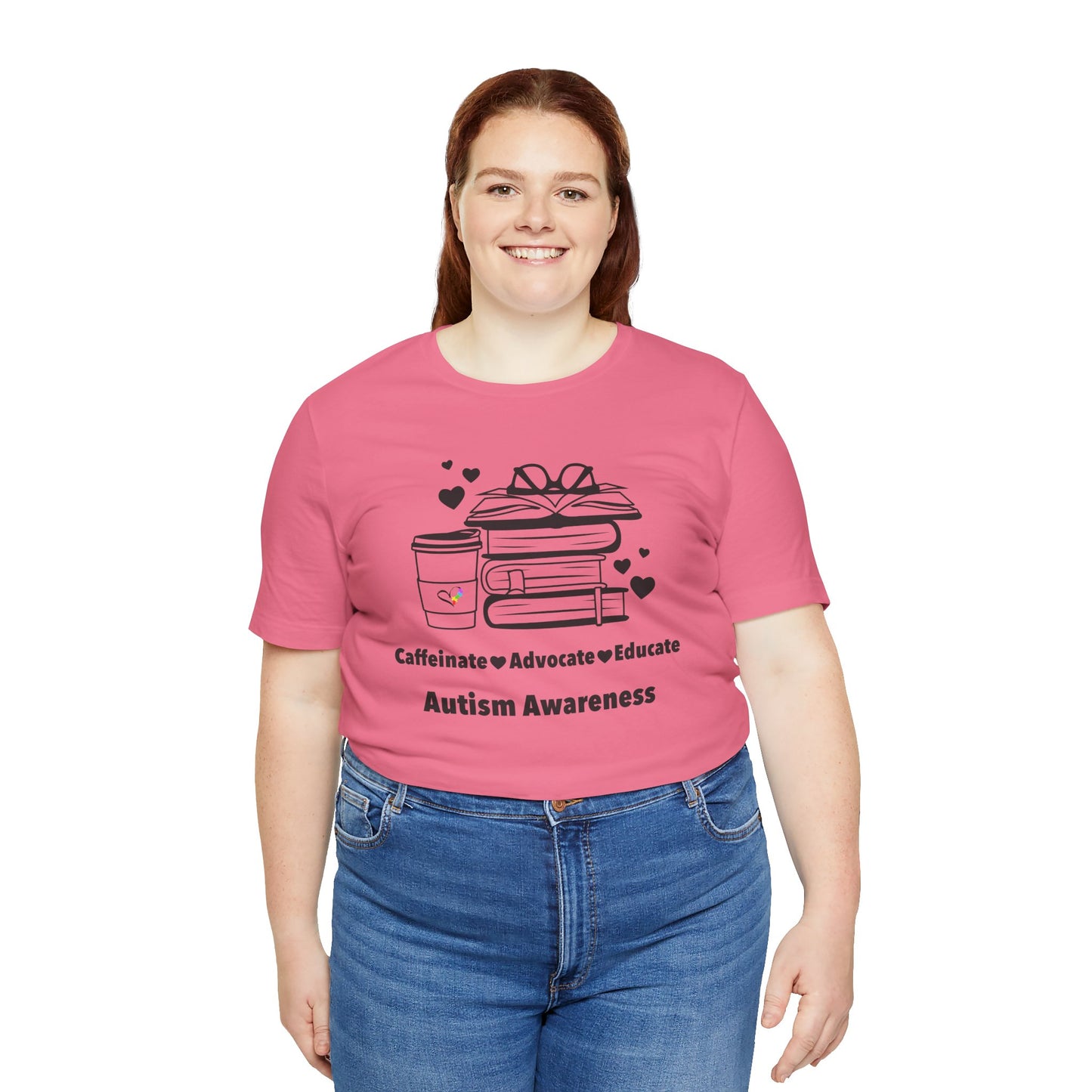 Caffeinate Advocate Educate Tee