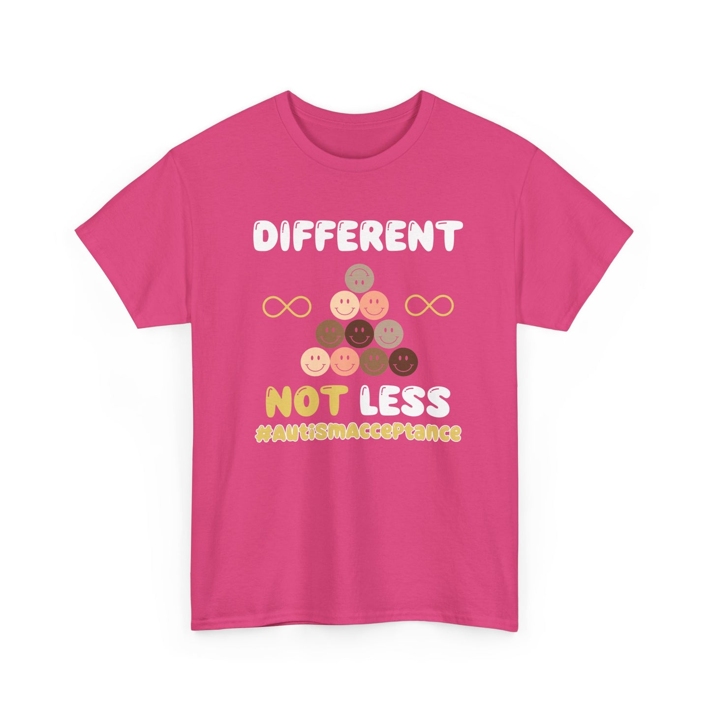 Different NOT Less (hashtag) Unisex Heavy Cotton Tee