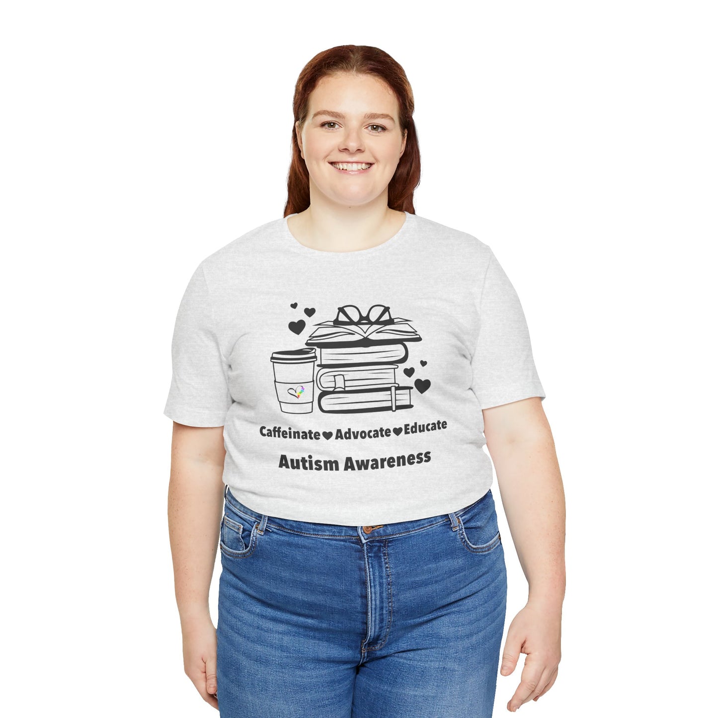 Caffeinate Advocate Educate Tee