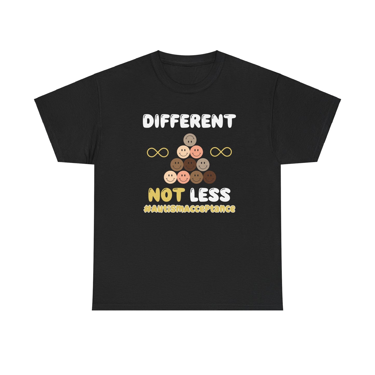 Different NOT Less (hashtag) Unisex Heavy Cotton Tee