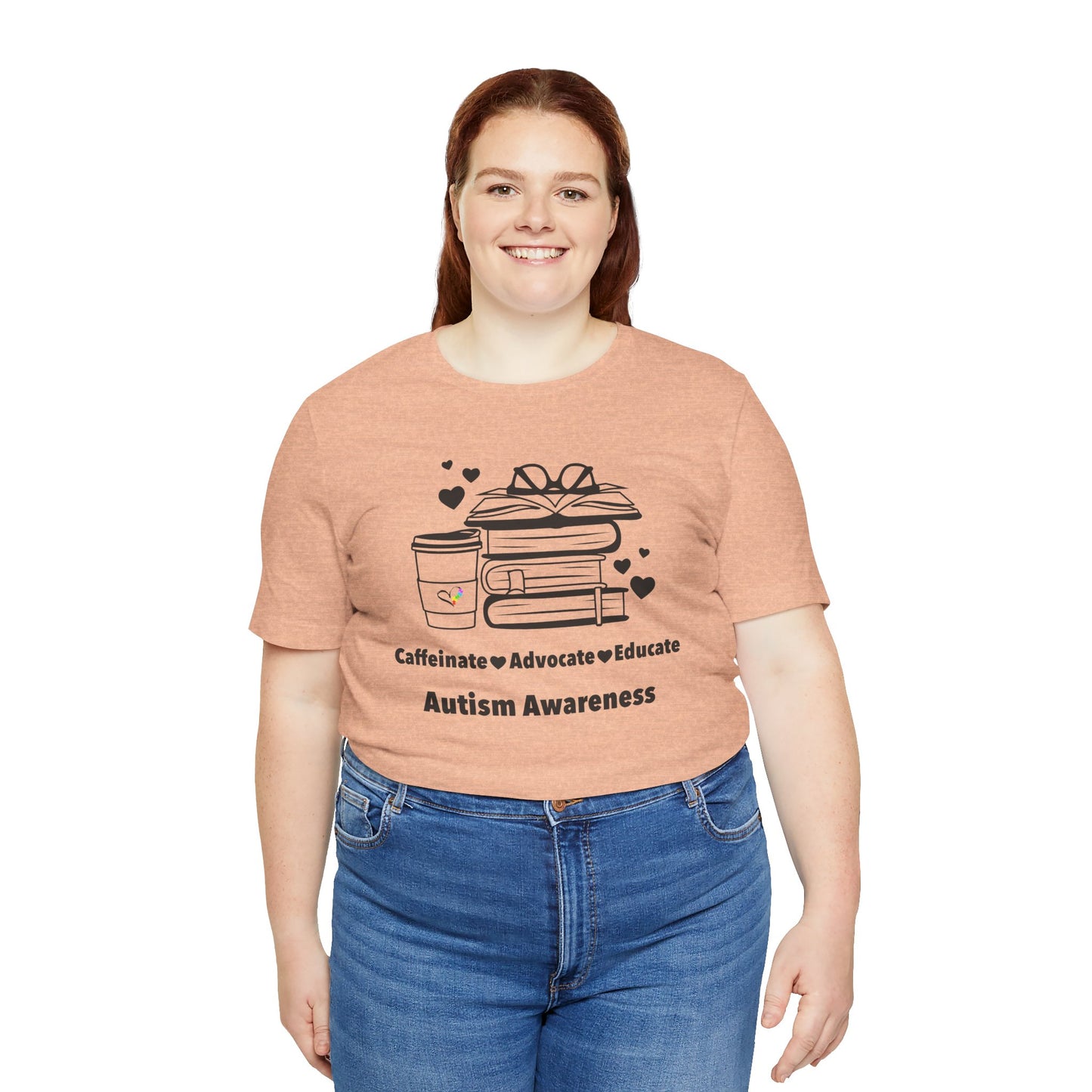 Caffeinate Advocate Educate Tee