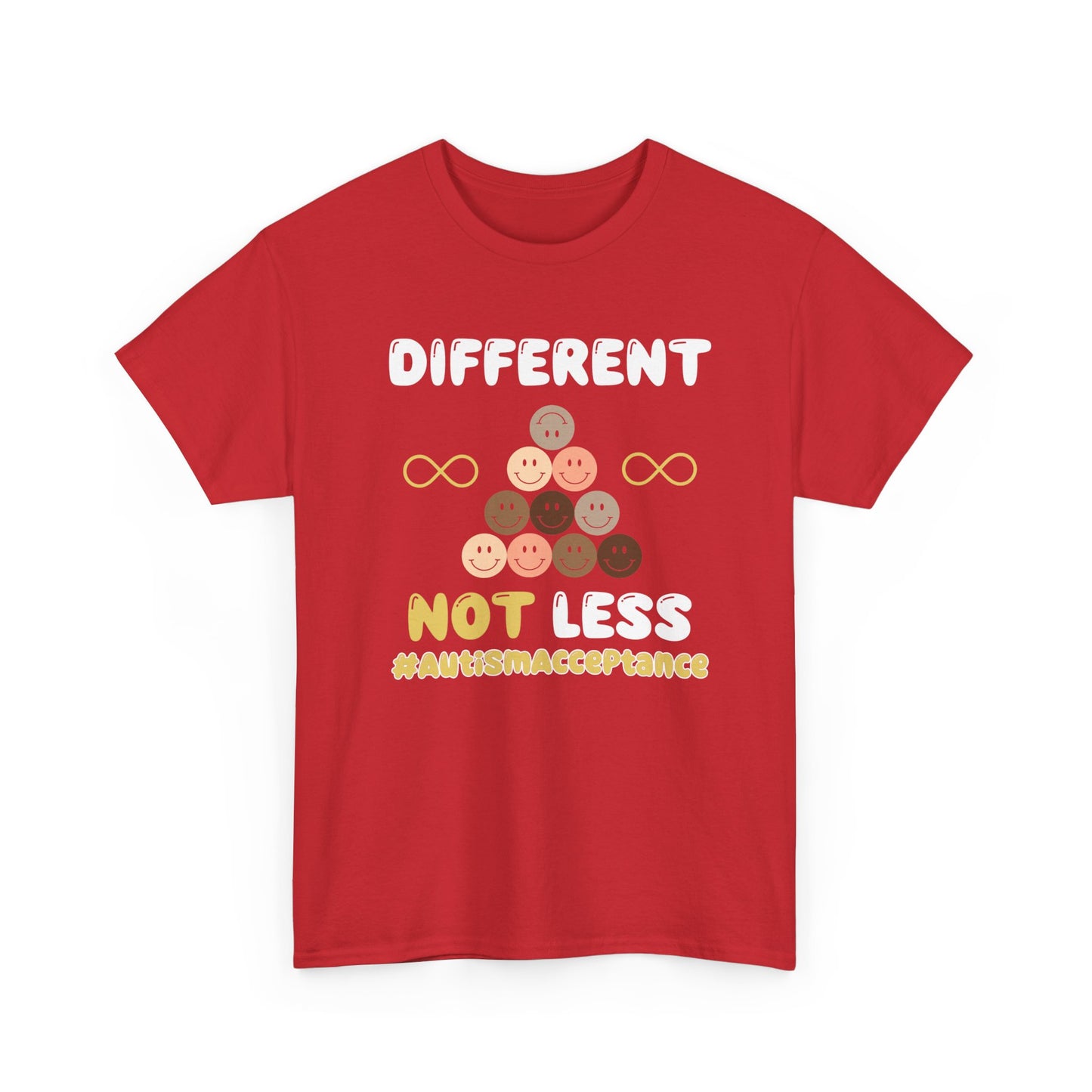 Different NOT Less (hashtag) Unisex Heavy Cotton Tee