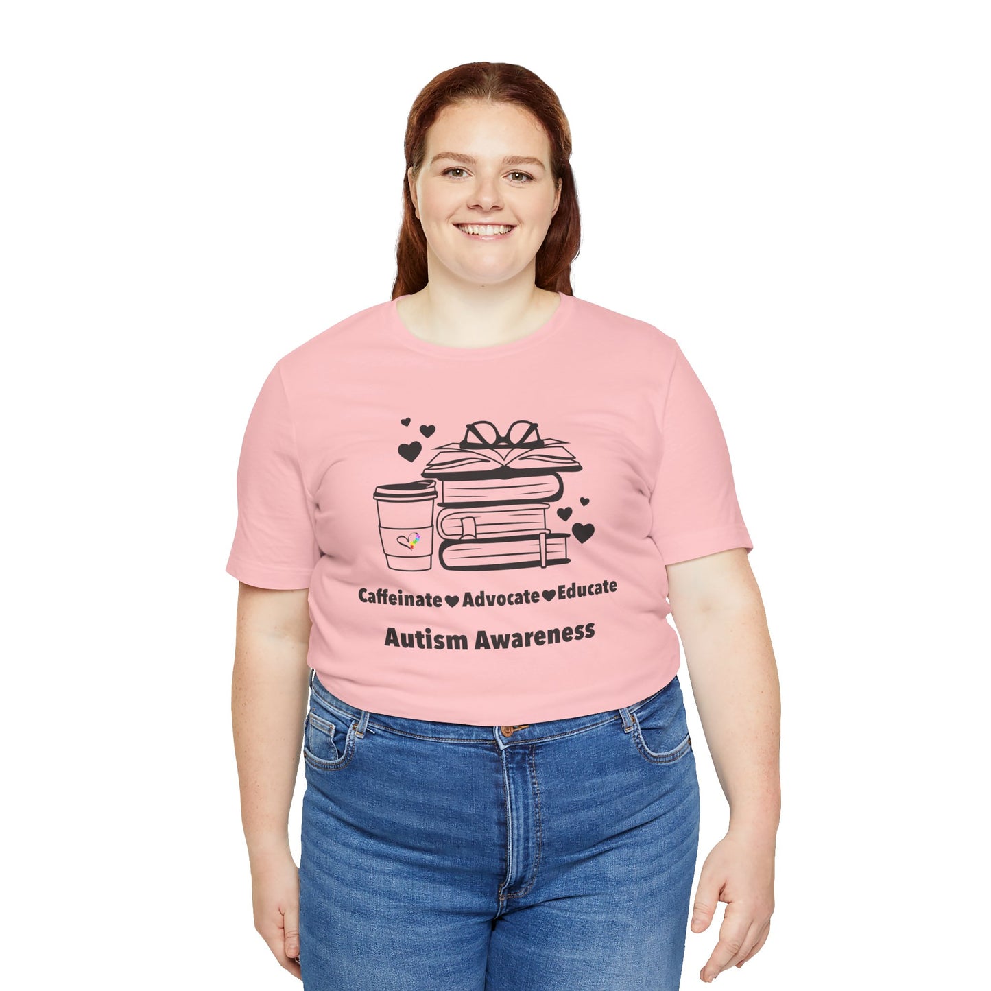 Caffeinate Advocate Educate Tee