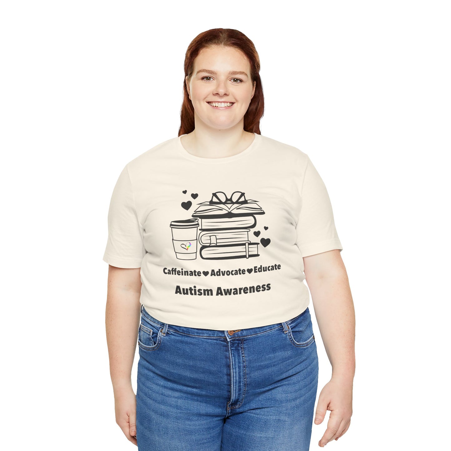 Caffeinate Advocate Educate Tee