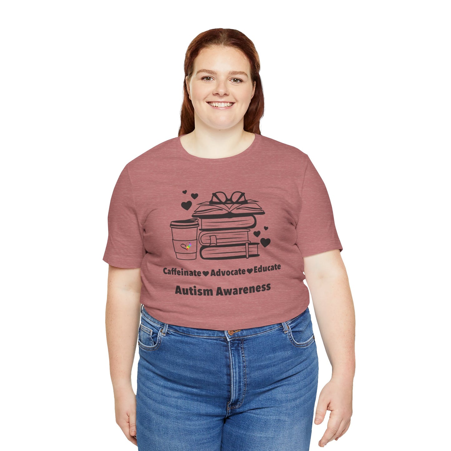 Caffeinate Advocate Educate Tee