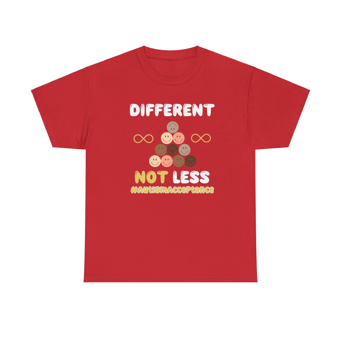 Different NOT Less (hashtag) Unisex Heavy Cotton Tee