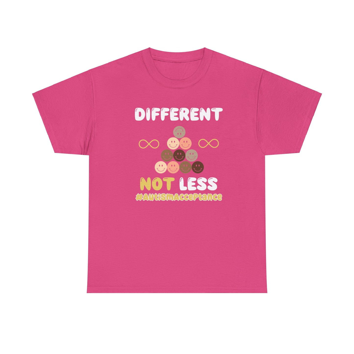 Different NOT Less (hashtag) Unisex Heavy Cotton Tee