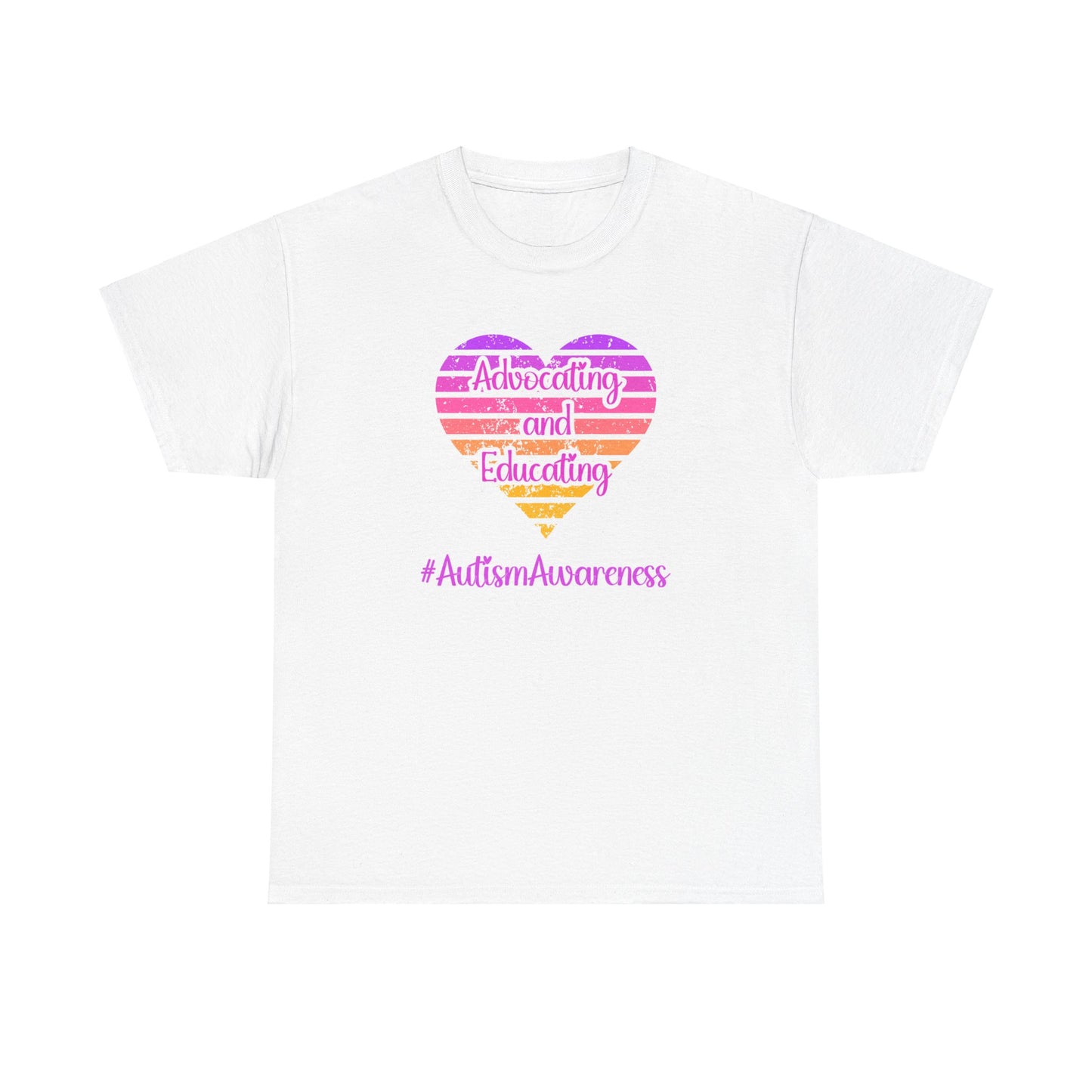 "Advocating and Educating" Unisex Heavy Cotton Tee