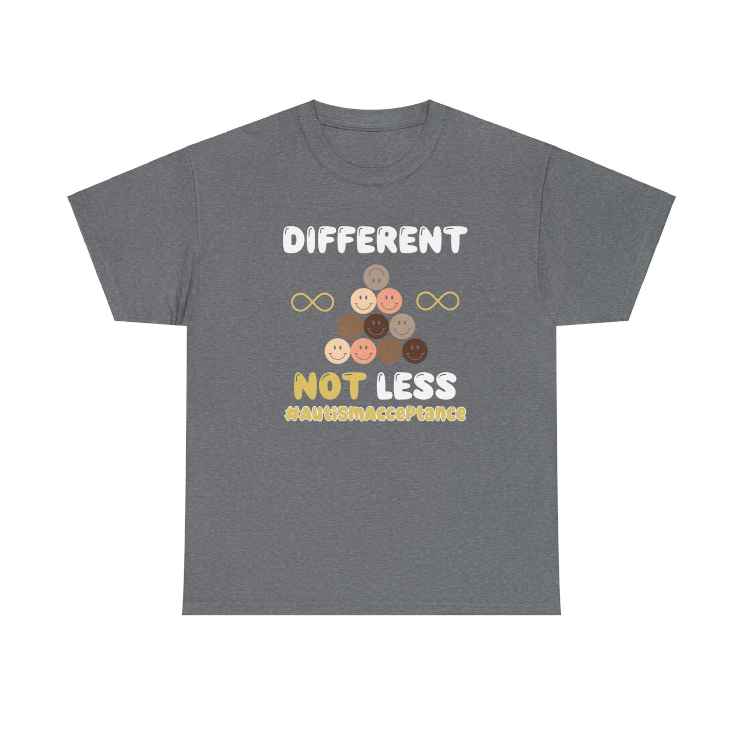 Different NOT Less (hashtag) Unisex Heavy Cotton Tee